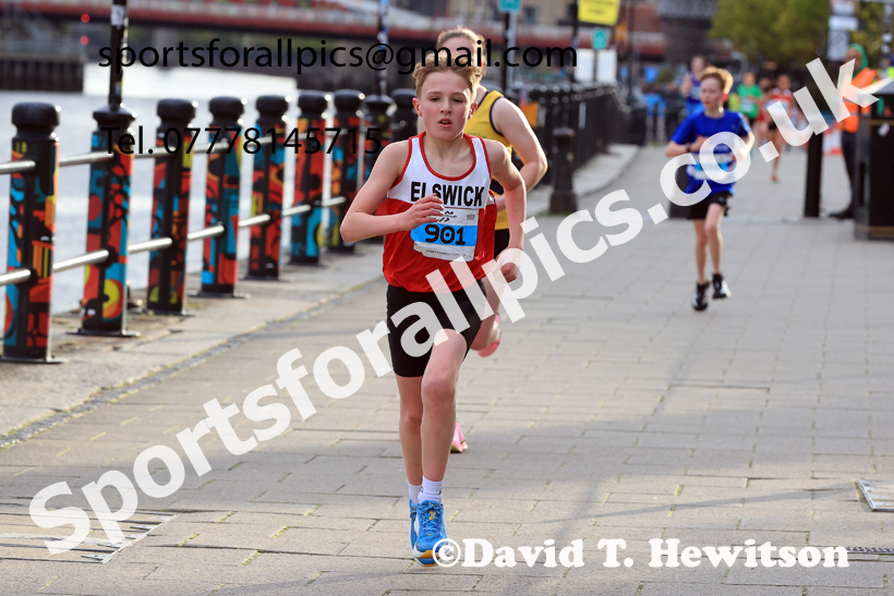 Junior 3k, 2026 Quayside 5k and Junior 3k, Newcastle/Gateshead. Photo: David T. Hewitson/Sports for All Pics